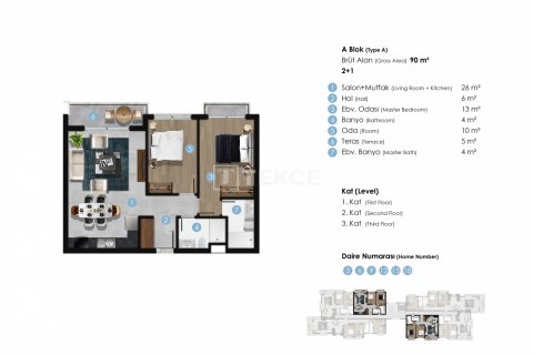 2+1 Lägenhet i Girne, Nr. 97181 - 12