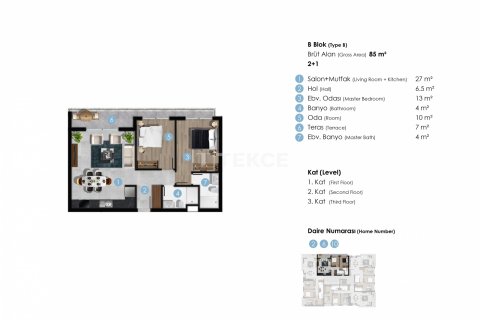2+1 Lägenhet i Girne, Nr. 97181 - 15