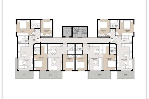 Daire  2+1  Alanya, Antalya, Türkiye №68022 - 8