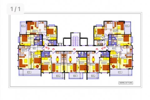 Продажа пентхауса в Аланье, Анталье, Турция 2 комн., 55м2, №94343 – фото 11