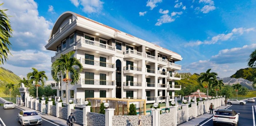 Пентхаус 2-х ком. в Аланье, Анталья, Турция №94343