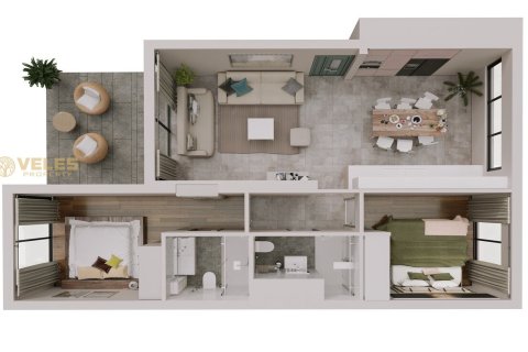Apartment for sale in Tatlisu, Famagusta, Northern Cyprus, 2 bedrooms, 83m2, No. 226854 – photo 23