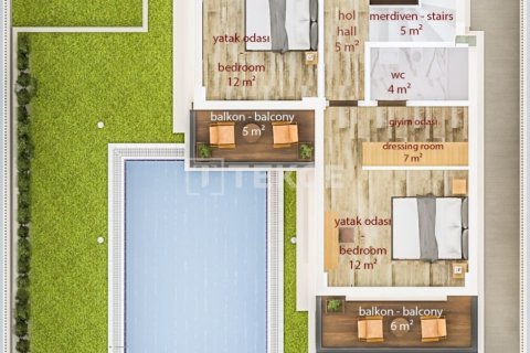 Продажа виллы в Серике, Анталье, Турция 4+1, 280м2, №86251 – фото 28