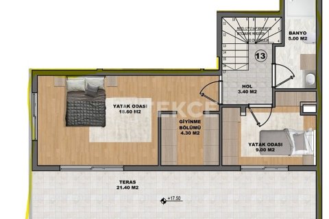 Apartment for sale  in Antalya, Turkey, 4 bedrooms, 145m2, No. 237679 – photo 13