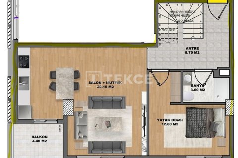 2+1 Leilighet i Antalya, Tyrkia Nr. 237678 - 12