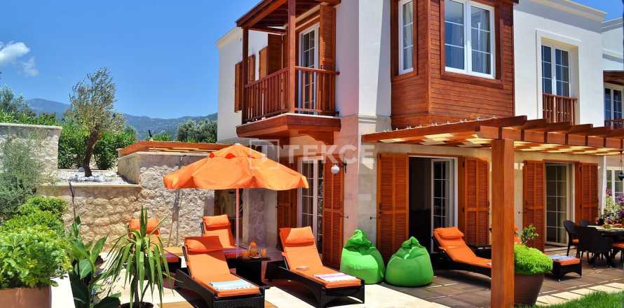 3+1 Villa  i Kas, Antalya, Tyrkia Nr. 222427