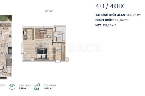 2+1 Leilighet  i Istanbul, Tyrkia Nr. 216435 - 24