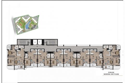 Leilighet i Tomuk, Mersin, Tyrkia Nr. 133933 - 20