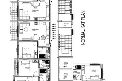 Продажа квартиры  в Аланье, Анталье, Турция 2+1, 73м2, №91682 – фото 15