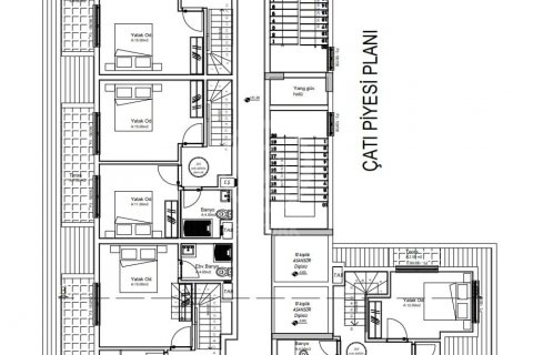 Продажа квартиры  в Аланье, Анталье, Турция 2+1, 73м2, №91682 – фото 16