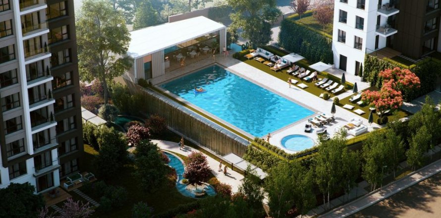 Квартира 4+1 в Стамбуле, Турция №90367
