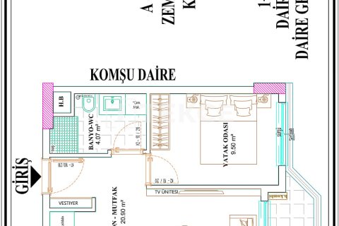 Apartment for sale in Aksu, Antalya, Turkey, 2 bedrooms, 93m2, No. 221315 – photo 17