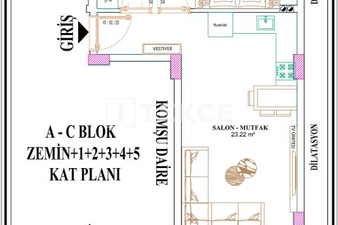 Apartment for sale in Aksu, Antalya, Turkey, 2 bedrooms, 93m2, No. 221315 – photo 21