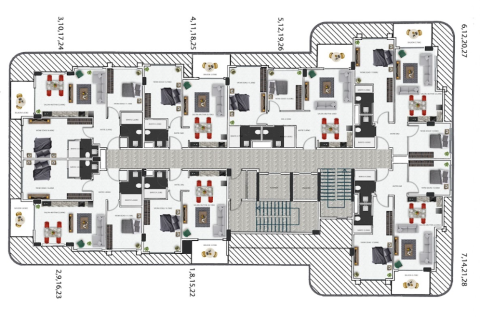 2+1 Leilighet i Kestel, Antalya, Tyrkia Nr. 10705 - 22