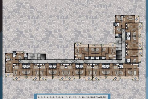 Wohnung in Tomuk, Mersin, Türkei Nr. 227886 - 11