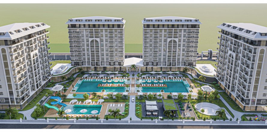 Квартира  3+1 в Демирташе, Аланья, Анталья, Турция №110705