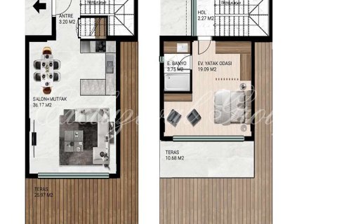 Villa for sale in Bodrum, Mugla, Turkey, 2 bedrooms, 126m2, No. 221730 – photo 18