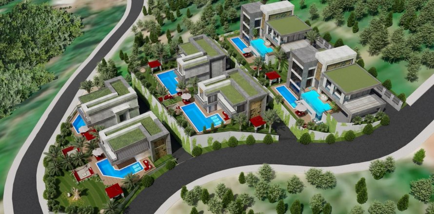 Villa  4+1  Kargıcak, Alanya, Antalya, Türkiye №110661