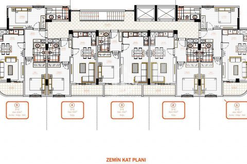 Продажа квартиры в Махмутларе, Анталье, Турция 1+1, 55м2, №86222 – фото 28