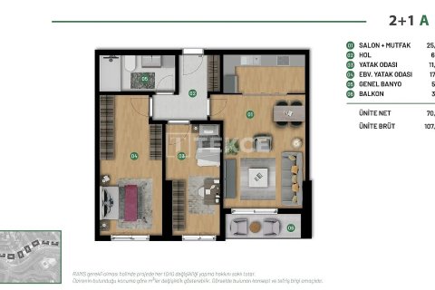 4+1 Leilighet  i Istanbul, Tyrkia Nr. 221047 - 27