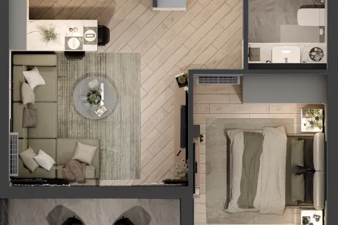 1+1 Lejlighed  i Aksu, Antalya, Tyrkiet Nr. 220349 - 23