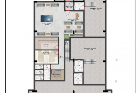 Leilighet i Mahmutlar, Antalya, Tyrkia Nr. 100805 - 18