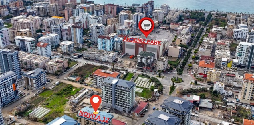 Daire 1+1 Alanya, Antalya, Türkiye №228347