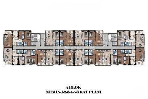 1+1 Leilighet  i Antalya, Tyrkia Nr. 225348 - 16