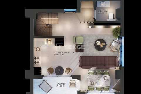 2+1 Takleilighet i Alanya, Antalya, Tyrkia Nr. 215007 - 22