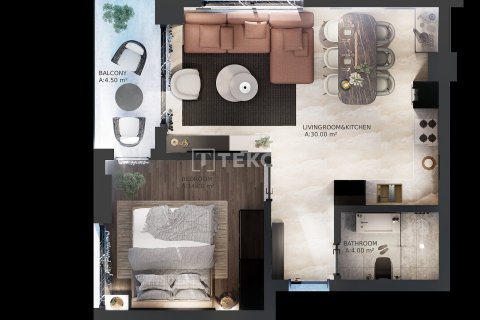 2+1 Takleilighet i Alanya, Antalya, Tyrkia Nr. 215007 - 23