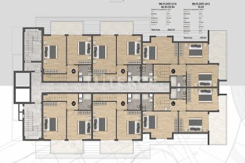 Daire  1+1  Alanya, Antalya, Türkiye №215011 - 26