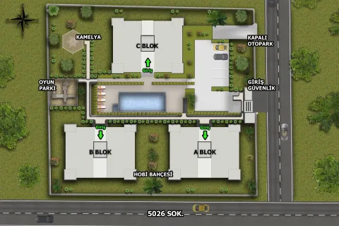 3+1 Leilighet i Mugla, Tyrkia Nr. 224036 - 25