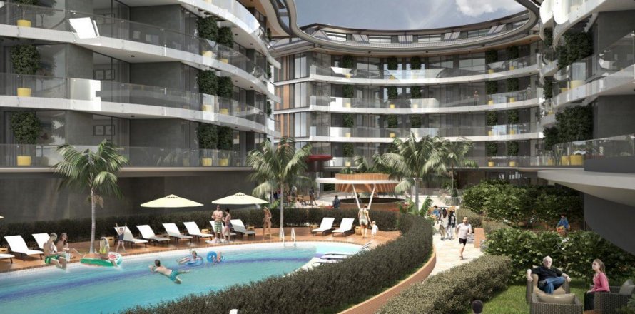 Lägenhet i Oba, Antalya, Turkiet Nr. 93978
