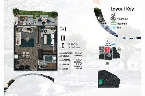 Продажа квартиры в Чинарджике, Ялове, Турция 2+1, 100м2, №213518 – фото 24
