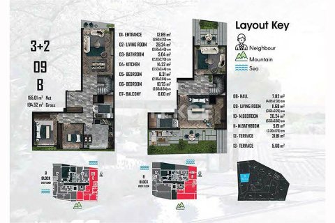 Продажа квартиры в Чинарджике, Ялове, Турция 2+1, 100м2, №213518 – фото 22