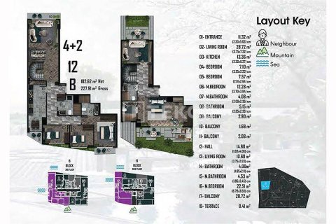 Продажа квартиры в Чинарджике, Ялове, Турция 2+1, 100м2, №213518 – фото 23