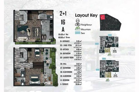 4+2 Lägenhet  i Cinarcik, Yalova, Turkiet Nr. 213519 - 21