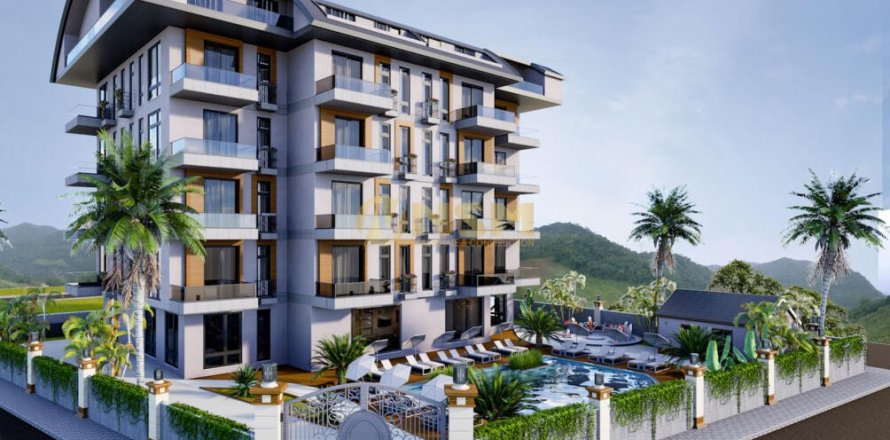 1+1 Lägenhet i Alanya, Antalya, Turkiet Nr. 87214