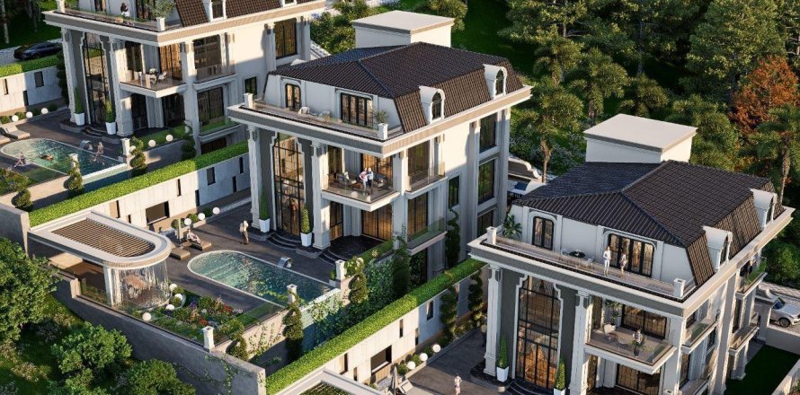 ویلا در Alanya ، ترکیه 530 متر مربع. شماره 224748