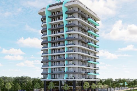 1+1 Leilighet  i Alanya, Antalya, Tyrkia Nr. 108034