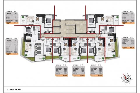 Apartment for sale in Demirtas, Alanya, Antalya, Turkey, 43m2, No. 94542 – photo 17