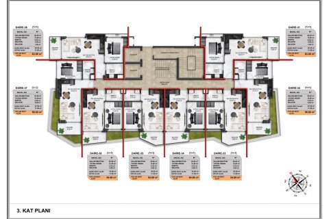 Apartment for sale in Demirtas, Alanya, Antalya, Turkey, 43m2, No. 94542 – photo 19