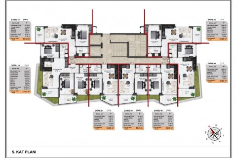 Apartment for sale in Demirtas, Alanya, Antalya, Turkey, 43m2, No. 94542 – photo 21