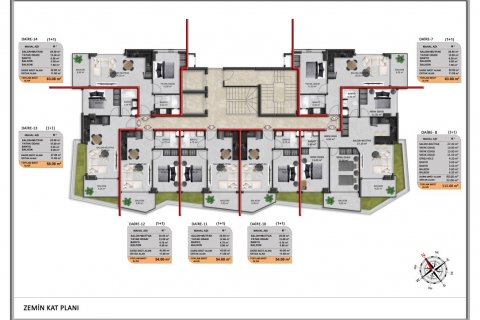 Apartment for sale in Demirtas, Alanya, Antalya, Turkey, 43m2, No. 94542 – photo 16