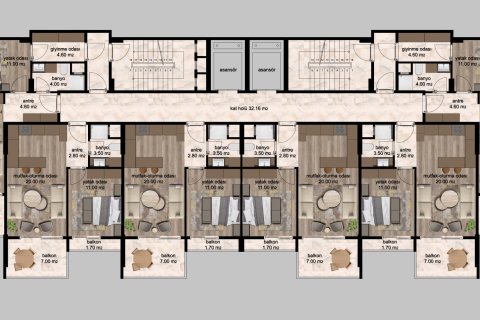 Продажа квартиры  в Эрдемли, Мерсине, Турция студия, 43м2, №227926 – фото 18