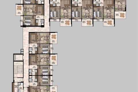 Продажа квартиры в Эрдемли, Мерсине, Турция 2 комн., 69м2, №227923 – фото 6