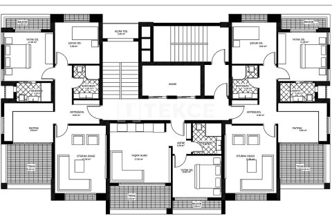 2+1 Leilighet  i Mersin, Tyrkia Nr. 237913 - 13