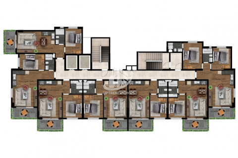 1+1 Penthouse  i Tosmur, Alanya, Antalya, Tyrkiet Nr. 108044 - 26