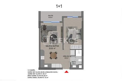 2+1 Leilighet  i Ankara, Tyrkia Nr. 212706 - 13