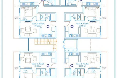 Apartment for sale in Alanya, Antalya, Turkey, 61m2, No. 94311 – photo 27